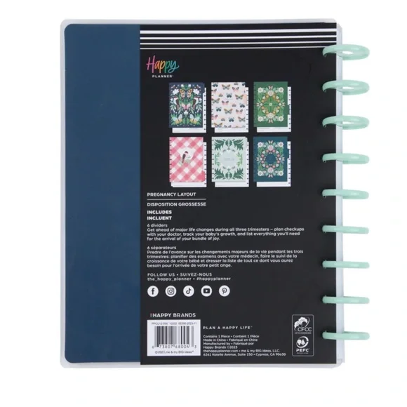 NWT- Happy Planner Undated Pregnancy Planner - Picture 9 of 9